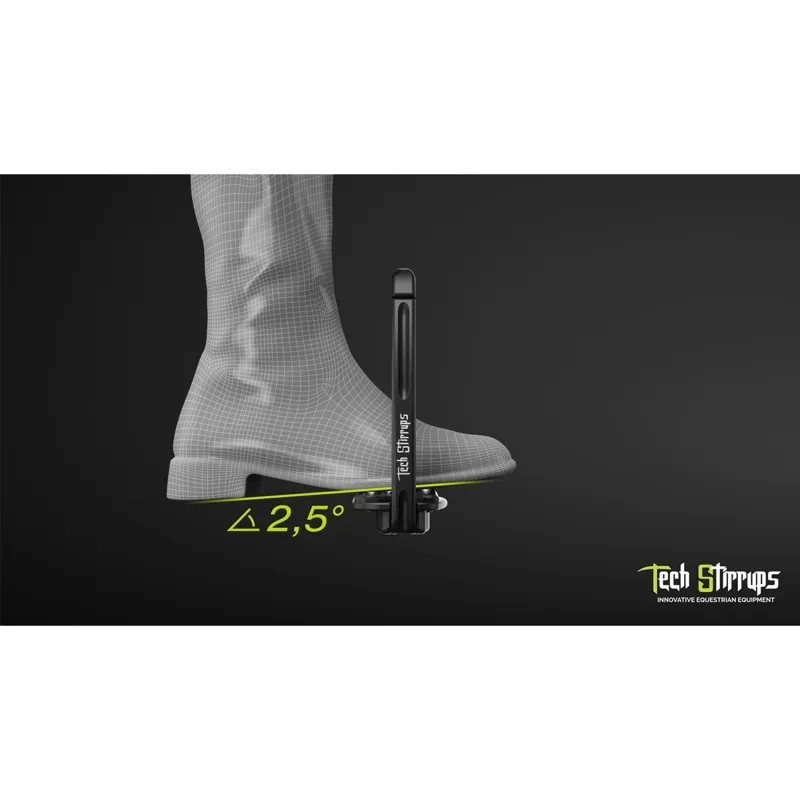 Tech Stirrups Venice Pony Dressage Plus - Silver/Silver-4